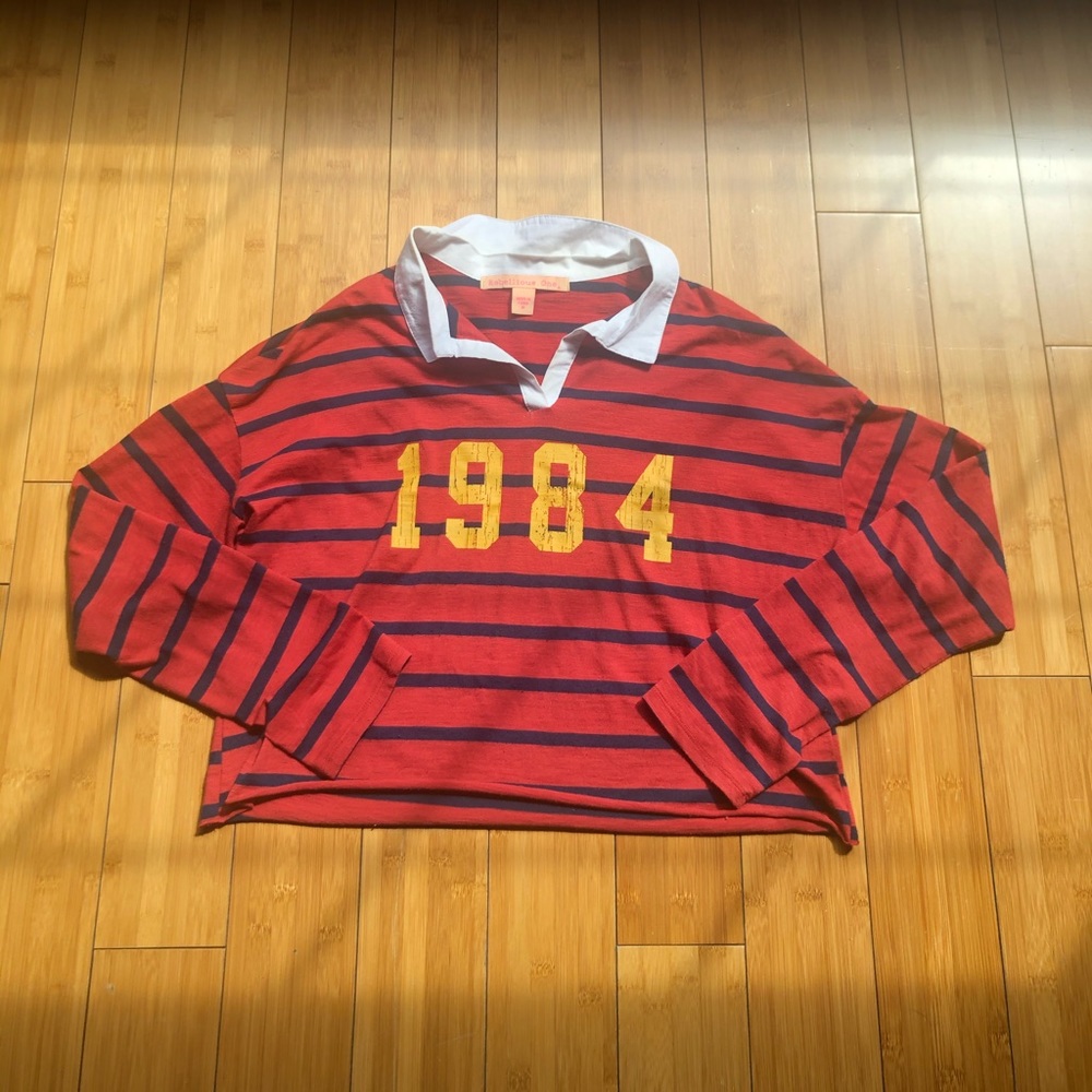 1984 Striped Long Sleeve Top